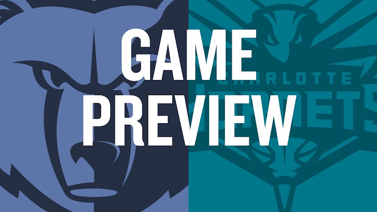NBA Match Hornets vs Grizzlies logo